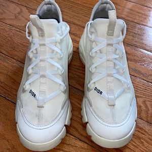 DIOR CONNECT WHITE SNEAKERS